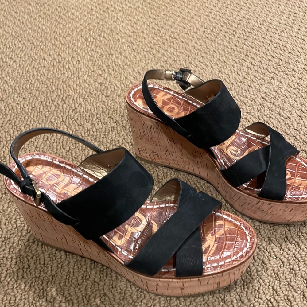 size 6 black Sam Edelman Wedge